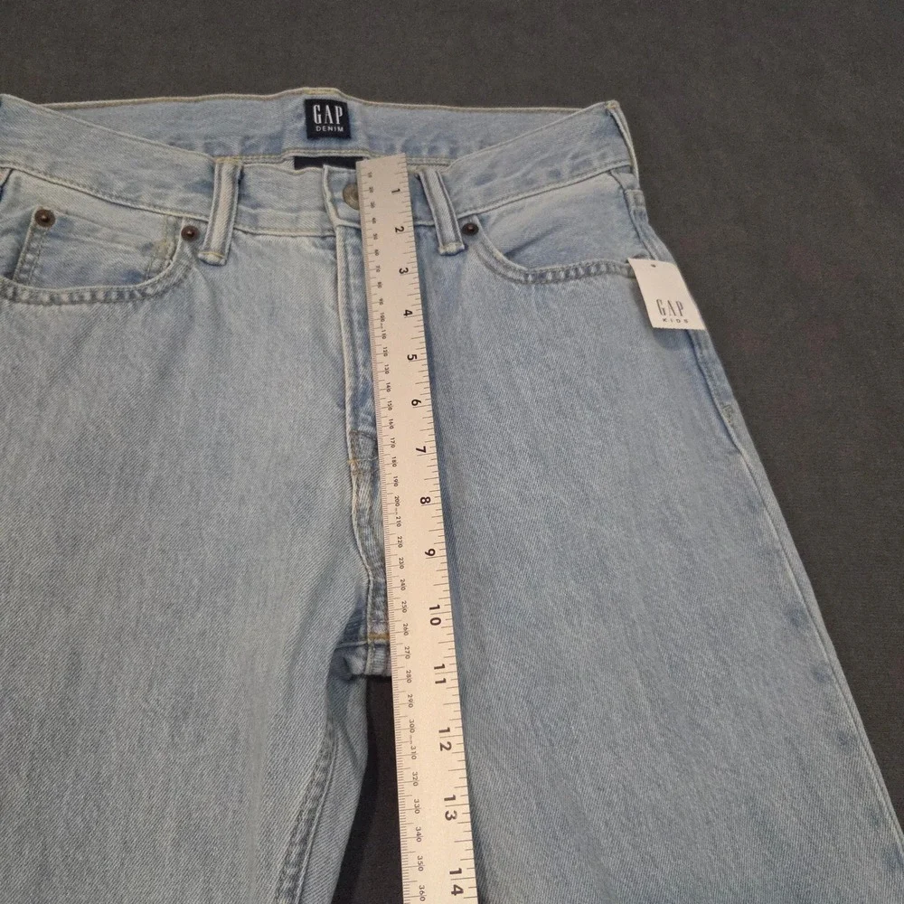 Gap Easy Taper Jeans‎ Kids Size 16 Light Blue Wash Denim Gap For Good NWT